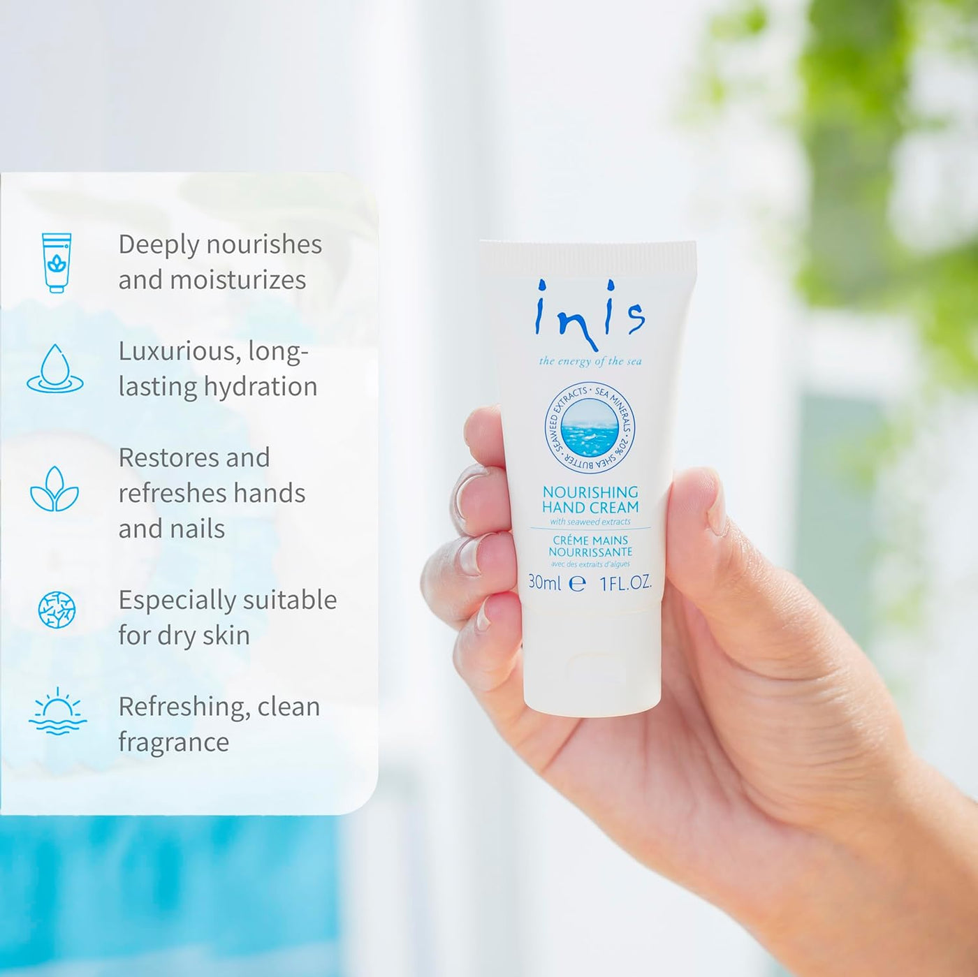 Inis Travel Size Hand Cream 30ml /1 fl. oz.
