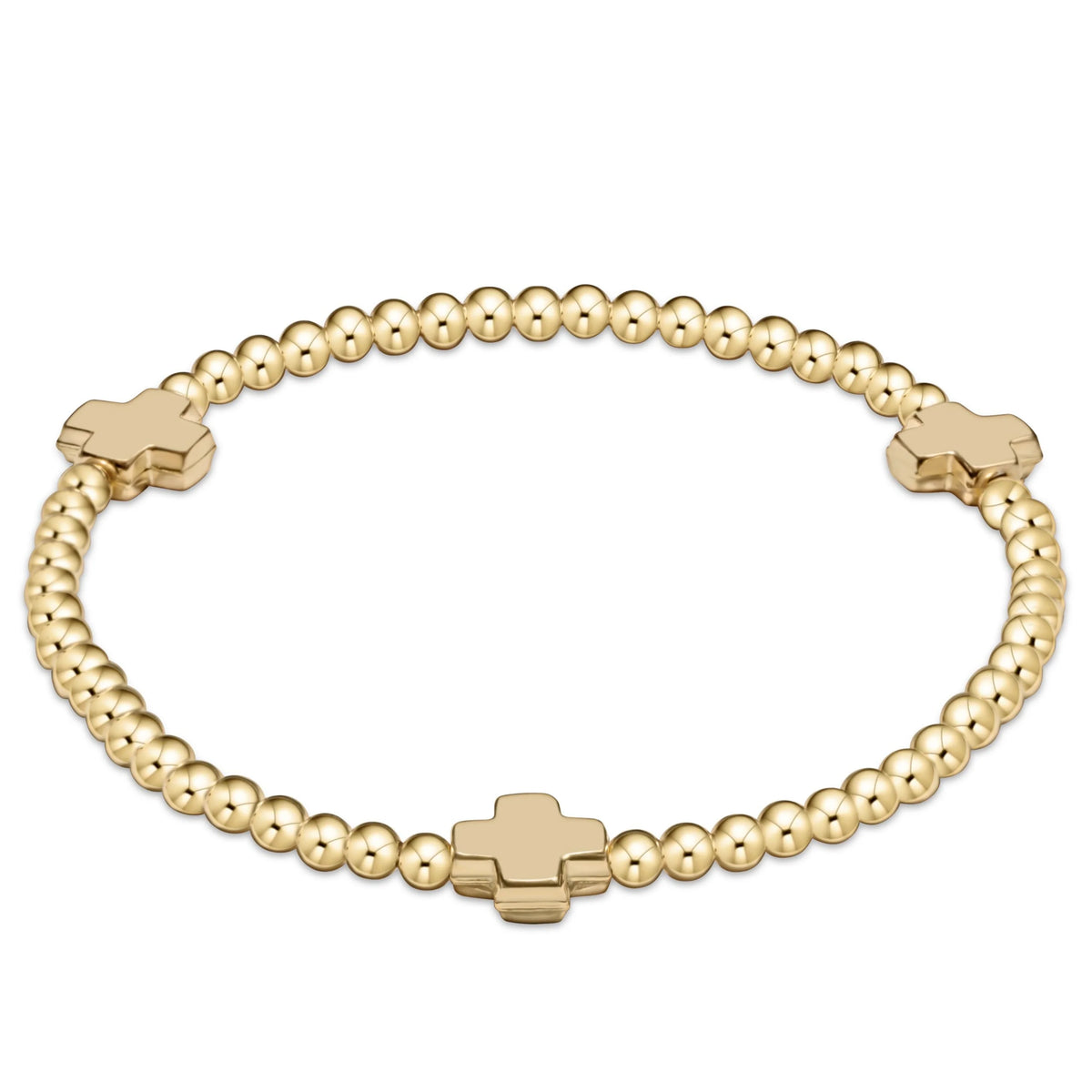 Enewton Extends - Signature Cross Gold Pattern 3mm
