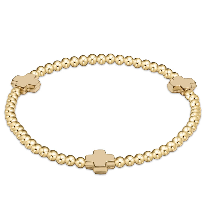 Enewton Extends - Signature Cross Gold Pattern 3mm